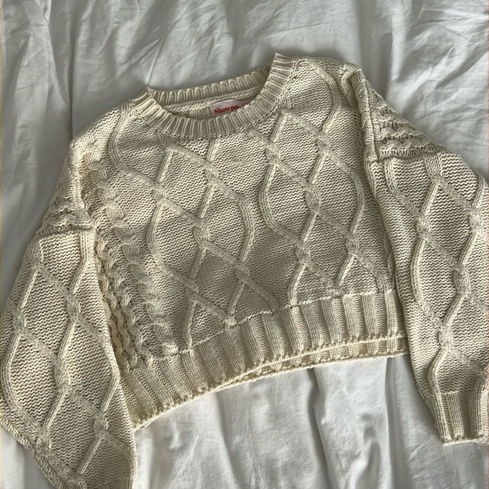 Showpo Knit Crop Sweater